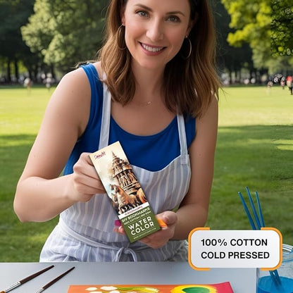 Artist Bookmark Sketchpad Combo – 300 GSM 100% Cotton & 320 GSM Cellulose Ivory - Image 6