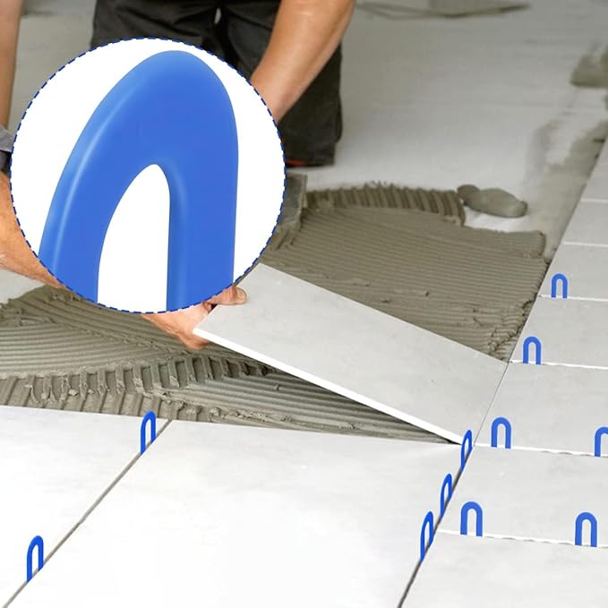 DGSL Tile Leveling System Tile Spacers 1/16 Inch, 500 pieces Horseshoe Shim U - Image 3