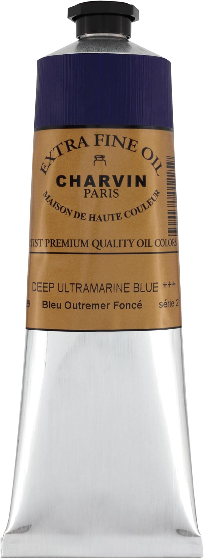 Charvin Extra Fine Oil Paint, Ultramarine Blue Deep 150 ml - Image 2