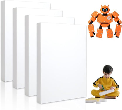 Gvereld High Density XPS Foam Board, 4 Pack 15.6x11.7x0.79in Polystyrene Craft by Unknown