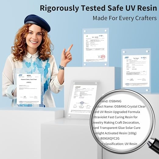 Crystal Clear Hard UV Resin Upgraded Formula Ultraviolet Fast Curing - Image 2