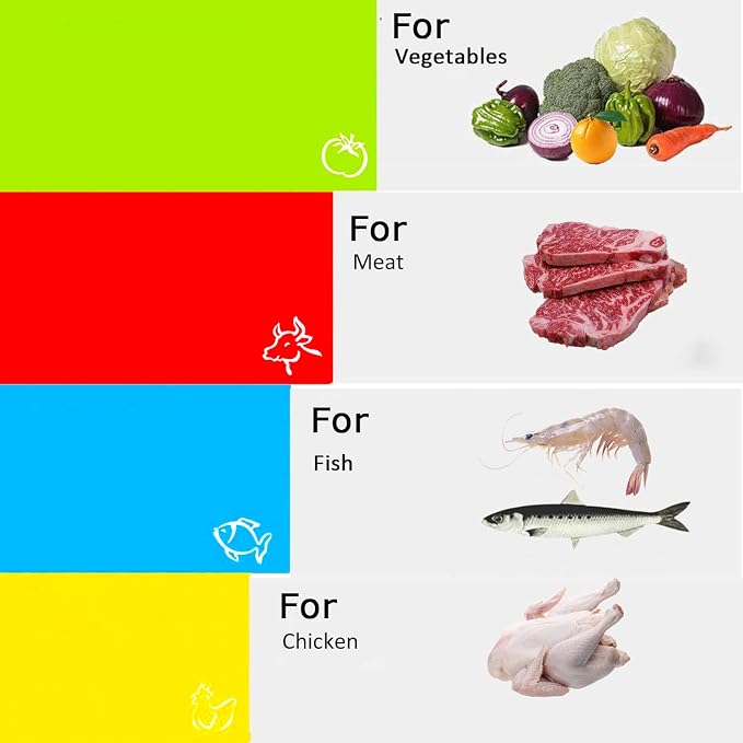 Flexible Cutting Boards Set, Cutting Board Mats - Image 5
