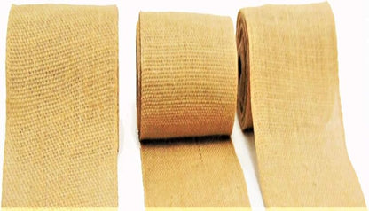AAYU Natural Jute Burlap Ribbon Roll Brown 3 inch 90 feet 30 Yards, DIY Gift by AAYU