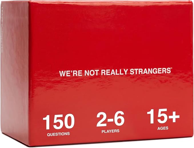 WE'RE NOT REALLY STRANGERS Card Game by WERENOTREALLYSTRANGERS