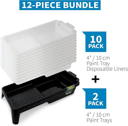 Precision Defined Paint Trays, Paint Roller Trays Liner, Plastic Paint Pan - Image 2