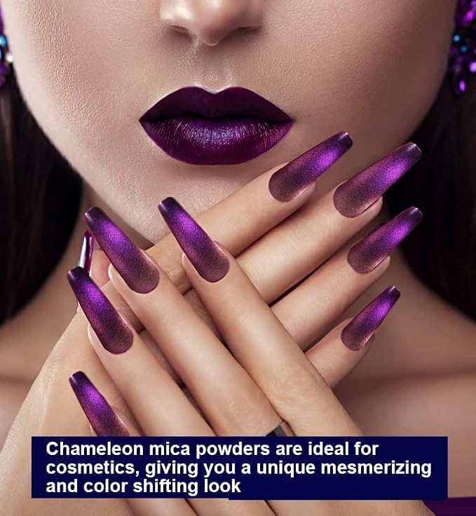 BALTIC DAY - Chameleon Mica Powder, 40 Jars of Color Shift Mica Powder Set - - Image 9