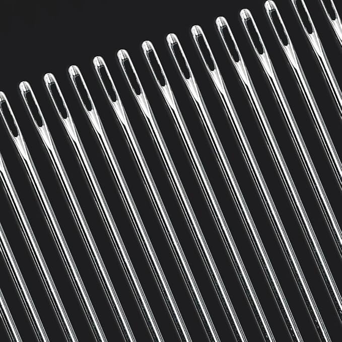 6" Professional Upholstery Needle 15cm length 3mm thickness, Big Eye Hand - Image 4