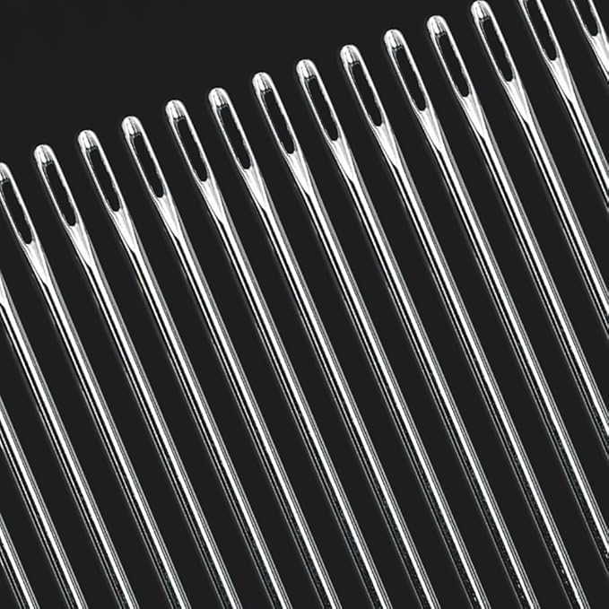 8" Professional Upholstery Needle 20cm Length 3mm Thickness, Big Eye Hand - Image 4