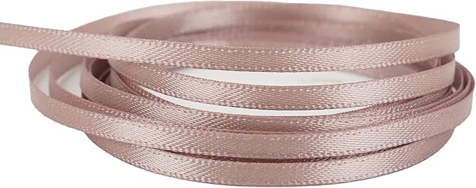 HUIHUANG Solid Color Satin Ribbon 1/8 inch x 100 Yards Roll Ribbon Double Faced - Image 2