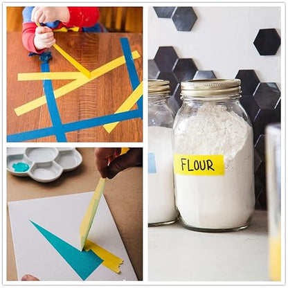 Yellow Painter's Tape, 1 inch x 60 Yards - Image 5