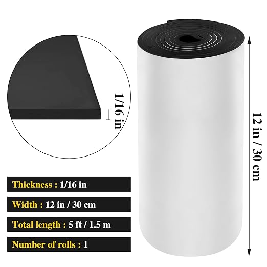 Adhesive Foam Padding Roll Closed Cell Sponge Neoprene Insulation Board Foam - Image 2