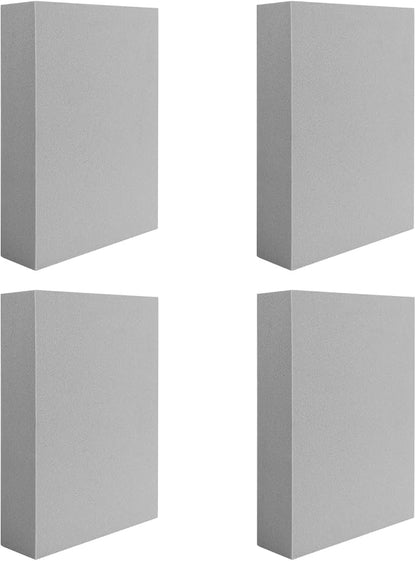 BAOFALI 4 Pcs Large Stamping Foam Grey Moldable Foam Stamps Plastic Dry Foam by BAOFALI