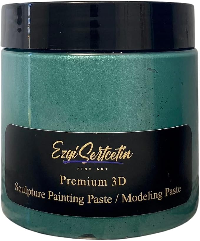 3D Sculpture Painting Paste|Texture Paste|Decorative Plaster|Unique Colors|Ideal by EzgiSertcetin