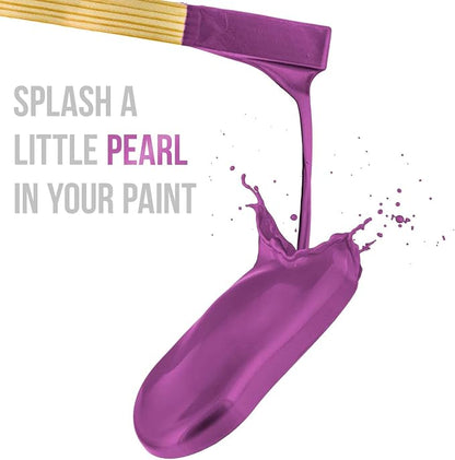 U.S. Art Supply Jewelescent Mica Pearl Pigment Powder, Magenta 3.5 oz Pouch - Image 4