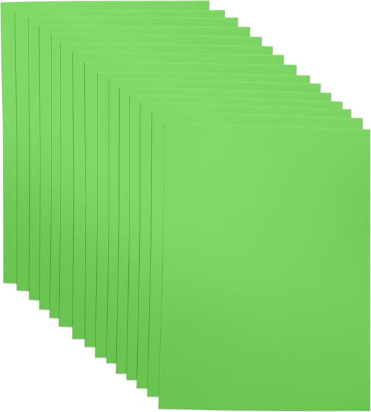 Light Green EVA Foam Sheets for Crafts, 9 x 12 Inch, 2mm Thickness, 15 Pack – by Ader+Products