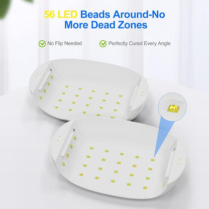 PUWANJILI UV Light for Resin, 360° Ring Dual-Layer & Adjustable Time Setting UV - Image 3