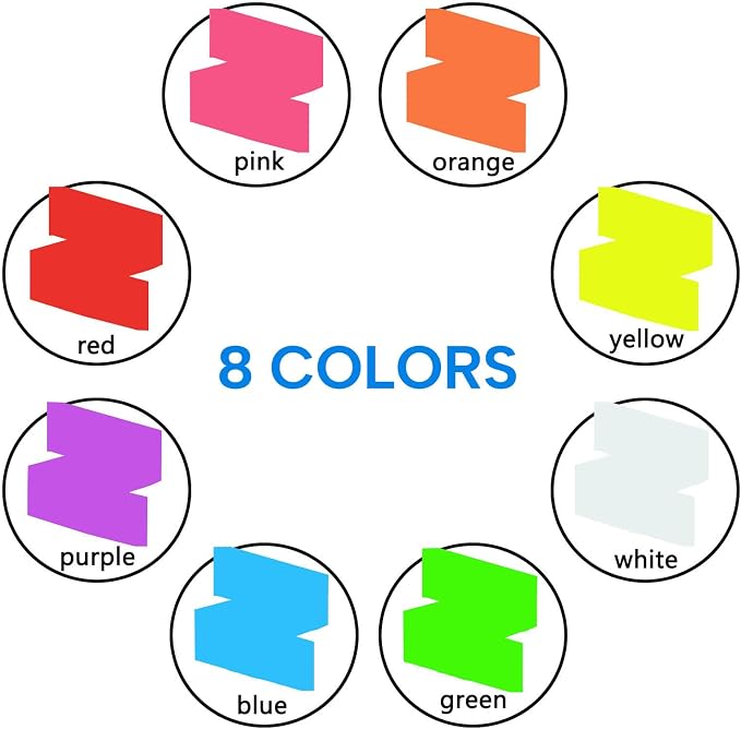 Liquid Chalk Markers Erasable, 8 Colours Window Markers, 6mm Reversible Tip - Image 4