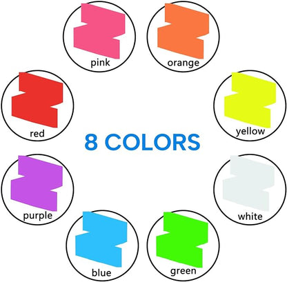 Liquid Chalk Markers Erasable, 8 Colours Window Markers, 6mm Reversible Tip - Image 4