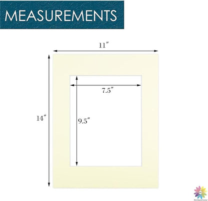 Mat Board Center, 11x14 for 8x10 Ivory Color Mats - Image 2