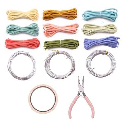 BoFUN Adult Teens Craft Kit for Women DIY Letter Flower- Wire Art Craft Set - Image 3
