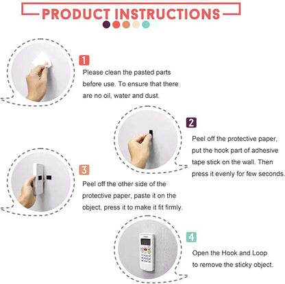 BRAVESHINE Industrial-Strength Self Adhesive Hook and Loop Roll - Image 4