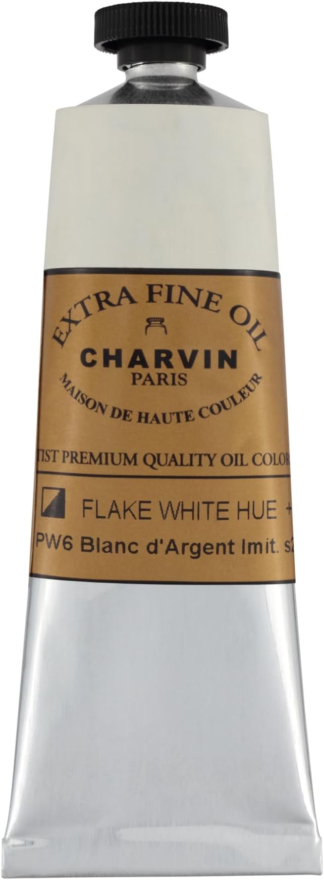 Charvin Extra Fine Oil Paint, Flake White Hue 60 ml - Image 2