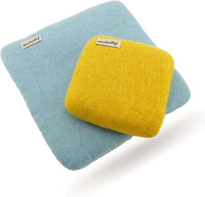 Woolbuddy Needle Felting Wool Mat – 6x6x1.5 Inch Pad - Image 3