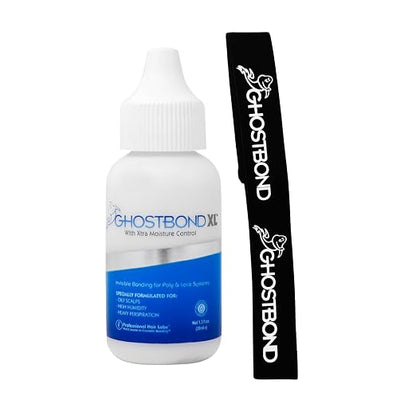 GHOSTBOND XL Hair Replacement Adhesive 1.3oz & Elastic Meltband Set | Invisible - Image 2