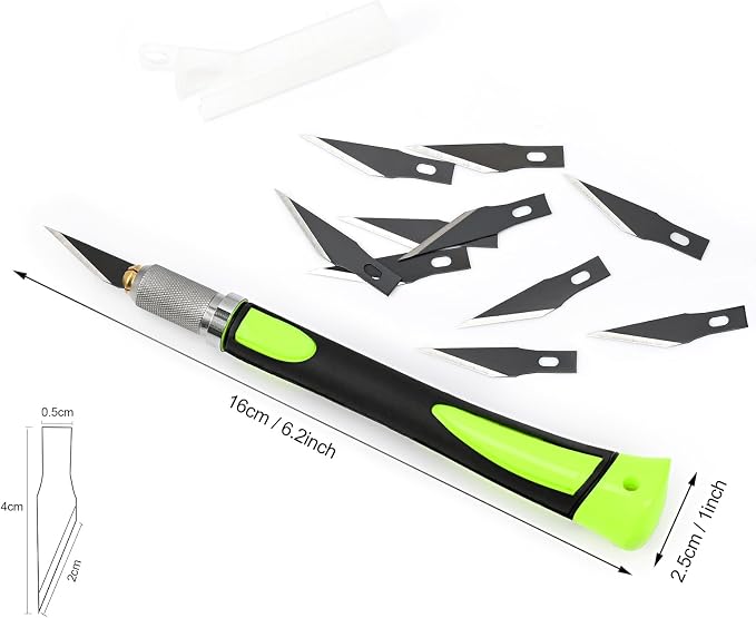 EHDIS Precision Hobby Knife Set Utility Craft Knife Kit - Image 3
