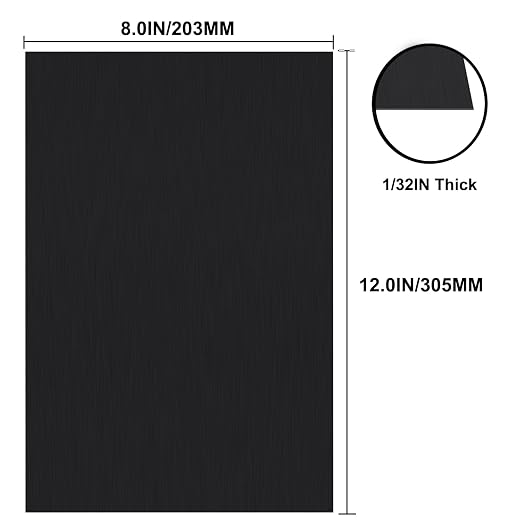 Anodized Aluminum Sheet Metal 8 x 12 x 1/32 Inch Black Plates - Image 3