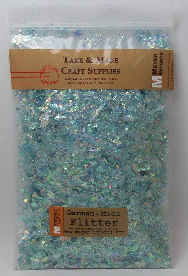 Blue Flitter Iridescent Ice Glitter Flakes - Image 8
