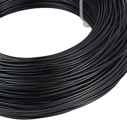 Fashewelry 328 Feet 15 Gauge Aluminum Wire Black Bendable Metal Craft Wire - Image 2