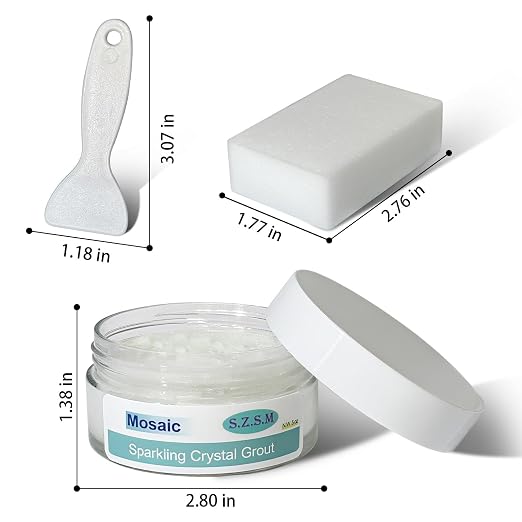 Mosaic Crystal Grout for Tiles Crafts–Handmade Mosaic Crystal Sealant & - Image 2