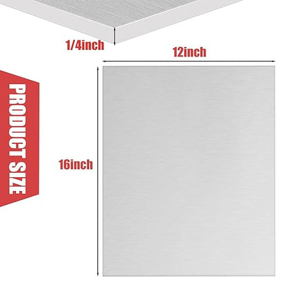 6061 Aluminum Sheet Plate, Rectangle Aluminum Plate Solid Metal Sheet Plate - Image 2