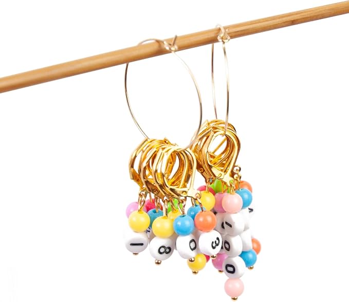NIUGRECF DIY Knitting Tool Sets 27Pcs Including Number Beads Stitch - Image 3