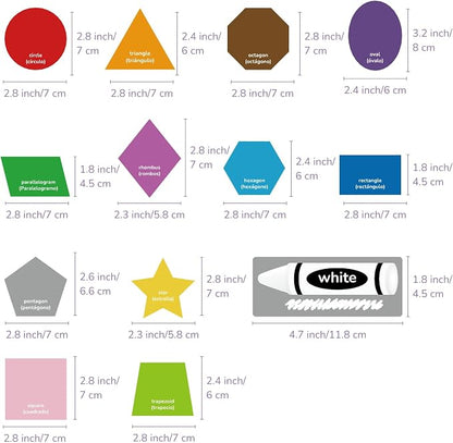 CHEFAN Felt Shape and Color Matching Game Set - Image 3