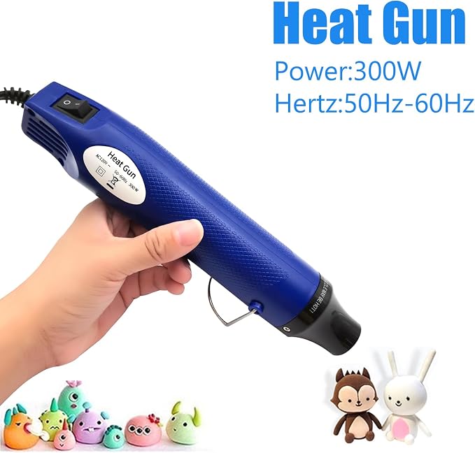 Heat Gun, Mini Hot Air Gun for DIY Crafts Portable Heat Air Gun Tool for - Image 5