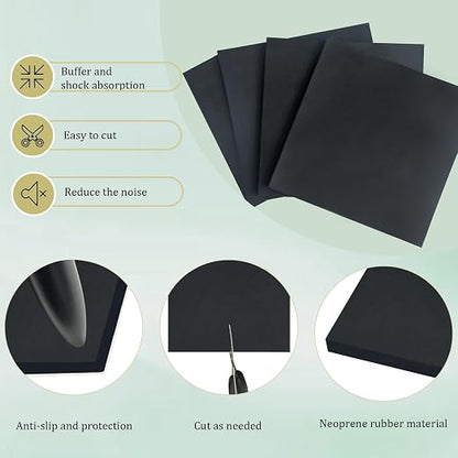4 Pieces Neoprene Rubber Pads - Image 4