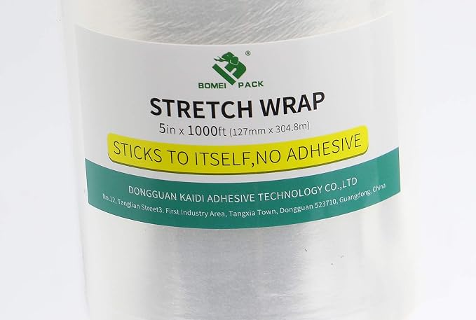 BOMEI PACK Industrial Mini Clear Stretch Wrap - Image 3
