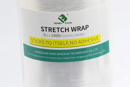 BOMEI PACK Industrial Mini Clear Stretch Wrap - Image 3
