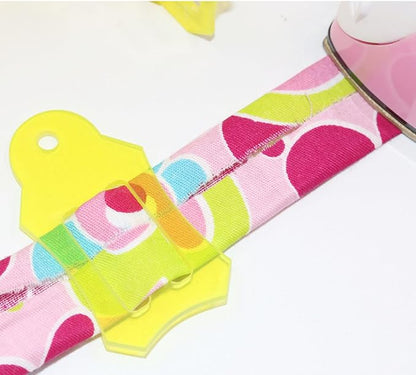 Bequilter Fabric Bias Tape Maker Tools Set of 15 Size Fabric Sewing Quilting - Image 3