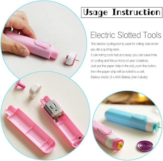 Quilling Kits - Quilling Tools Supplies, Paper Crimper, Quilling Paper Strips - Image 4