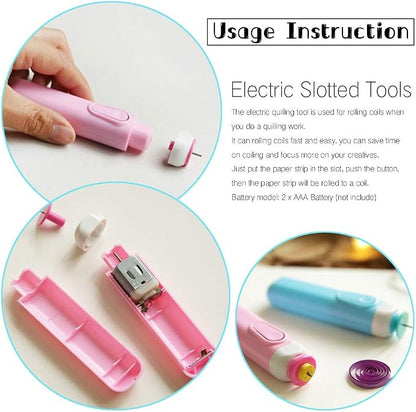 Quilling Kits - Quilling Tools Supplies, Paper Crimper, Quilling Paper Strips - Image 4