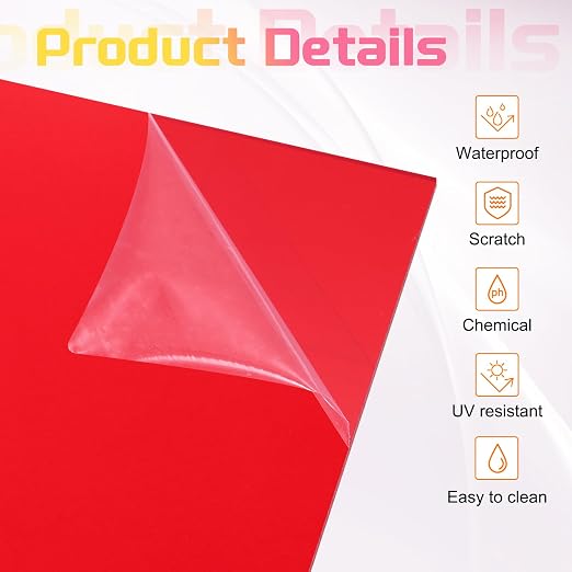 uxcell 3Pcs Acrylic Sheets 12x12 Inch Acrylic Panel 1/8 Inch-3mm Plastic Board - Image 3