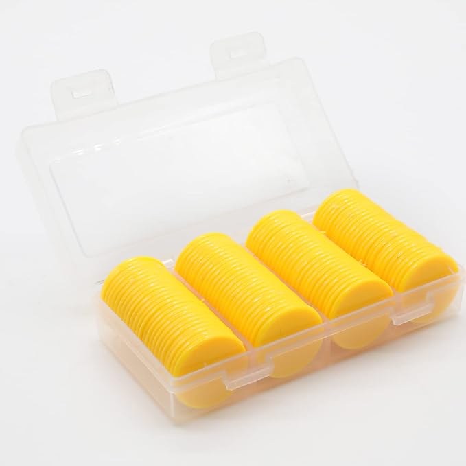 Set of 100 Opaque Plastic Learning Counters Mini Poker Chips Game Tokens - Image 2