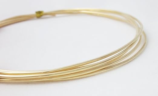24 Gauge, Jeweler's Brass Wire, Dead Soft, CDA #230 Alloy Jewelry Grade - Image 3
