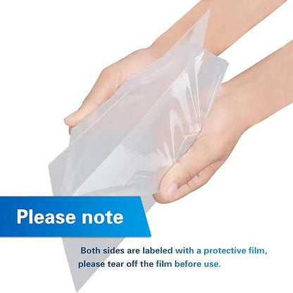 10 Pack 5.9x7.87 Clear Acrylic Sheet 2mm Thick, Plastic Plexiglass Board - Image 3