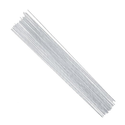 DECORA 18 Gauge White Floral Stem Wire 16 inch, 50/Package by DECORA