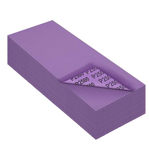 Sandpaper 2500 Grit, Wet Dry Sanding Sheets, High Performance Ceramic Abrasive by MAXMAN