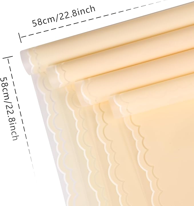 FUHITIM 20 Sheets Flower Wrapping Paper - Image 2